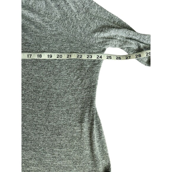 Rag & Bone Shirt Top Size M Womens Tee Gray Long Sleeve Pullover Classic Cozy - Picture 5 of 6